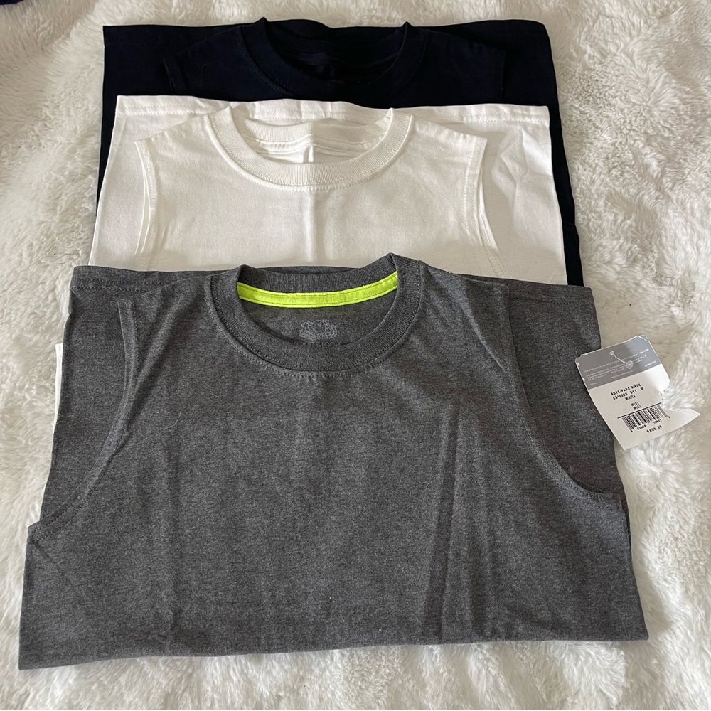 3 KIDS MUSCLE TANKS